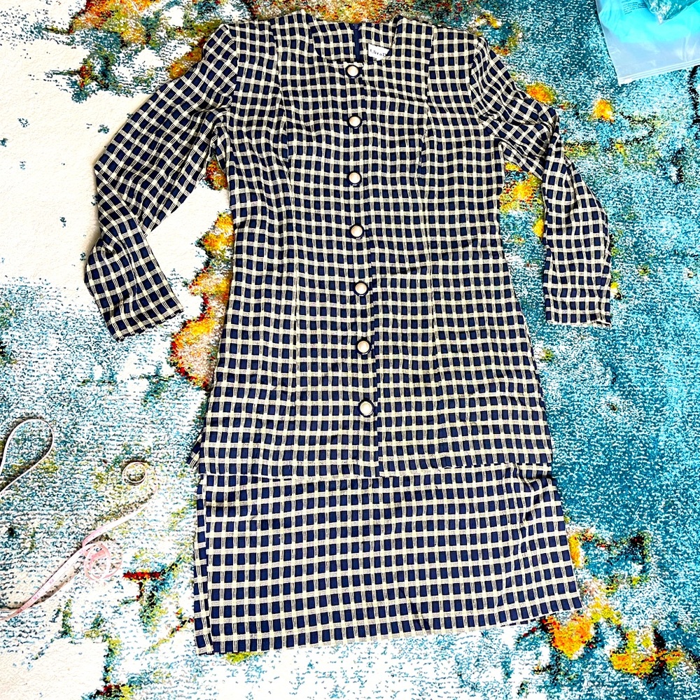 Ultra Dress New York vintage gingham dress size 12